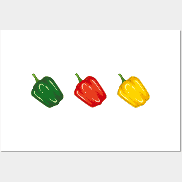 Bell Pepper Wall Art by deepfuze